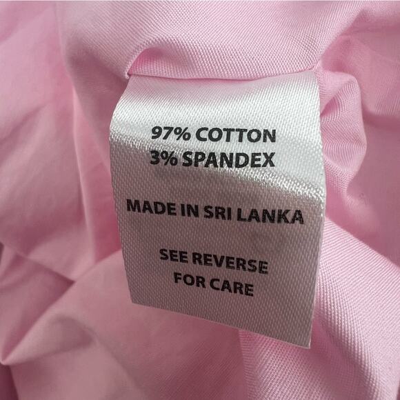 SPARTINA 449 Pink & Green Bird Wilson Maisie Ruffle Tiered Notch Neck Dress Sz M - Picture 7 of 8